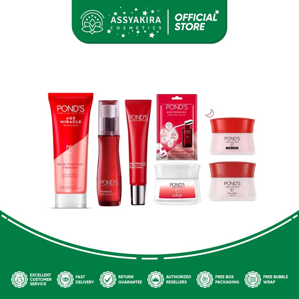 Pond's Age Miracle Series / Day Cream / Night Cream / Serum / Essense / Whip / Facial Treatment