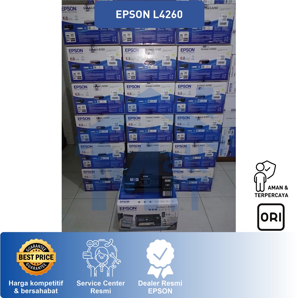 PRINTER Epson L4260 L-4260 L 4260 Pengganti L4160 Wi-Fi All-in-One Ink Tank Printer GARANSI RESMI