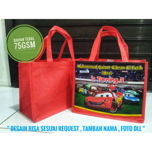

Tas Souvenir Ulang Tahun / Tas Nasi Kotak goodie bag / Tas nasi Ulang tahun