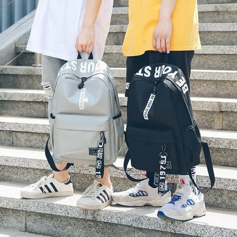 TAS BE YOUR STYLE BYS - Tas Ransel Backpack Korea Ransel Sekolah SWAG-MORYMONY