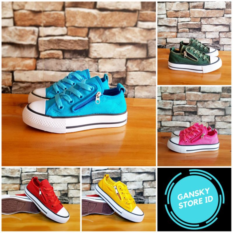 SEPATU ANAK CONVERSE ZIP PREMIUM HIGH QUALITY SNEAKERS ANAK IMPORT KADO GIFT