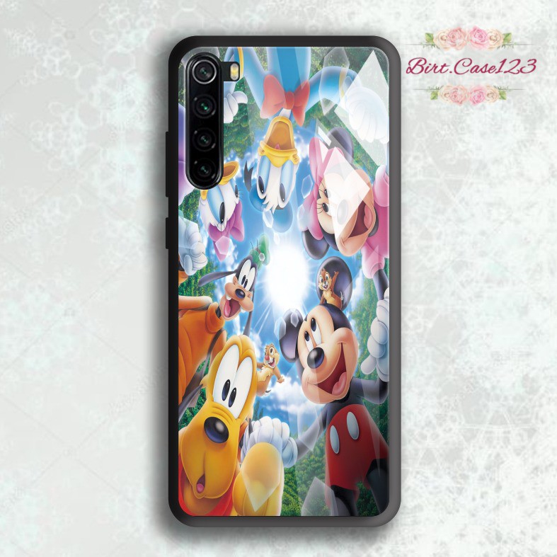 back case glass MICKEY AND FRIEND Iphone 6 6s 6+ 6s+ 7 7s 7+ 8 8+ X Xs Xr 11 12 Pro Max BC4949