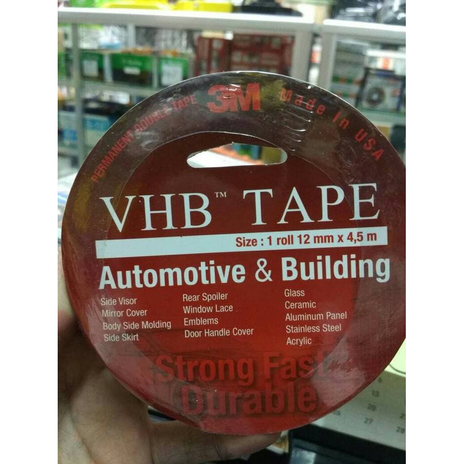 

DOUBLE TAPE 3M / VHB TAPE 3M 12 MM X 4,5 M