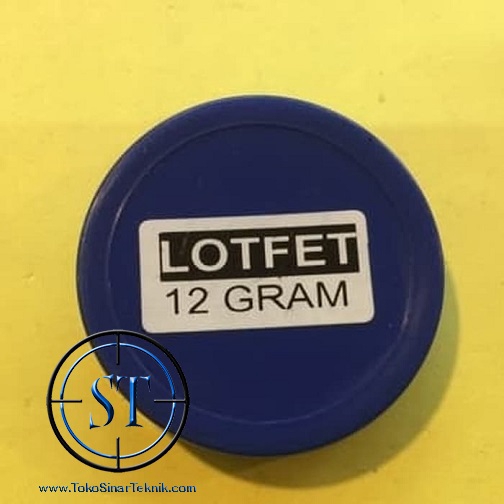 Lotfet 12 Gr Pembersih Solder Minyak Songka Soldering grease Lotfett Siongka Patri Bullat Tinning clean