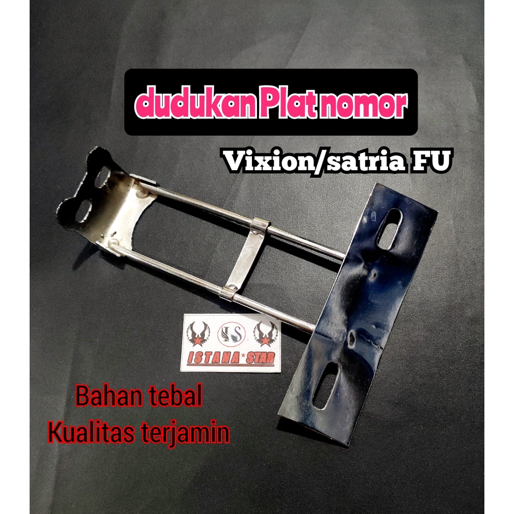 Bracket Plat No Vixion NVL dudukan Nomor tempat motor Braket New Depan