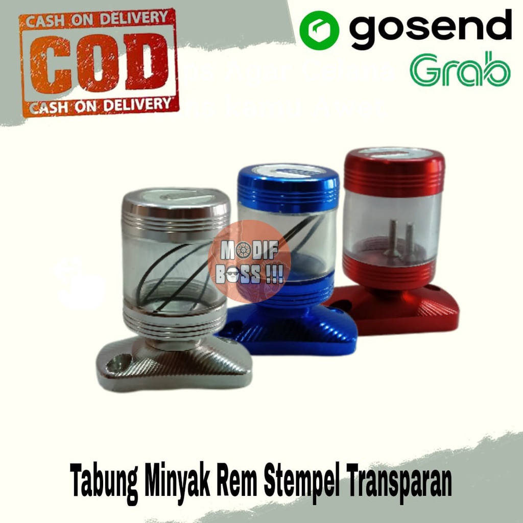 Tutup Minyak Rem Stempel CNC Tabung Kaca Honda Beat Vario 110 Scoopy