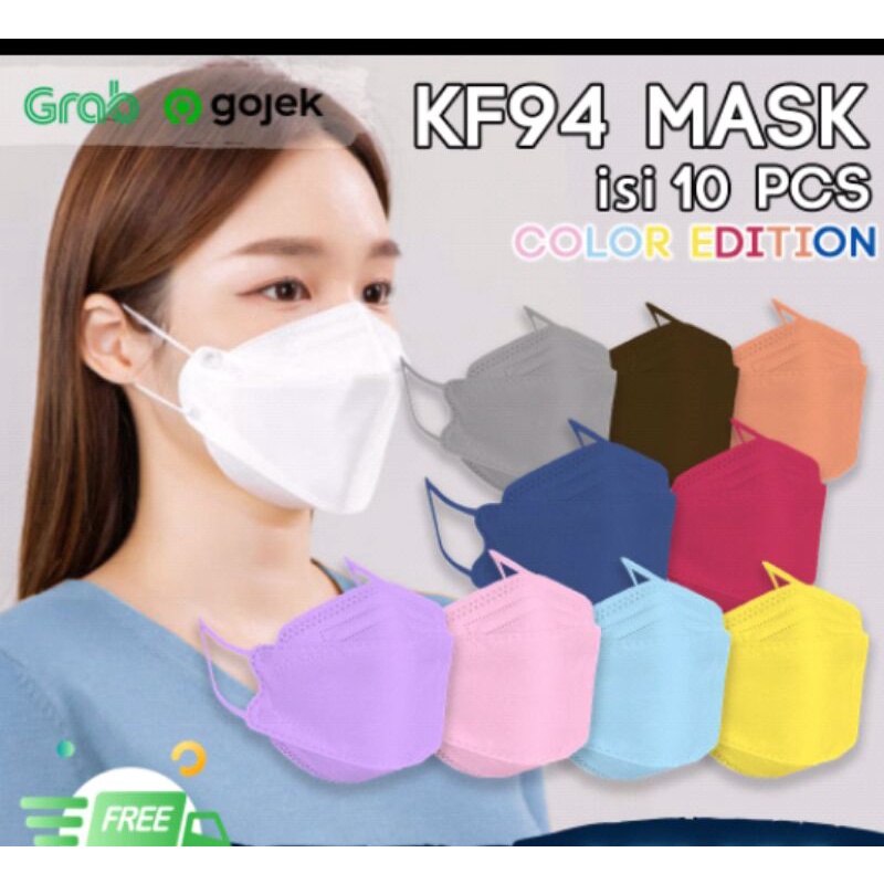 masker kf94 dewasa warna / masker 4ply kf94 korea premium/ masker kf94 kn 95