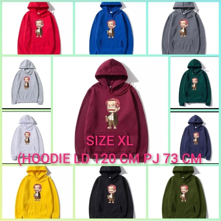 JOSJOLI_STORE/Sweater Hoodie Shank Onepiece/Atasan Pria Dewasa Lengan Panjang/M L XL XXL