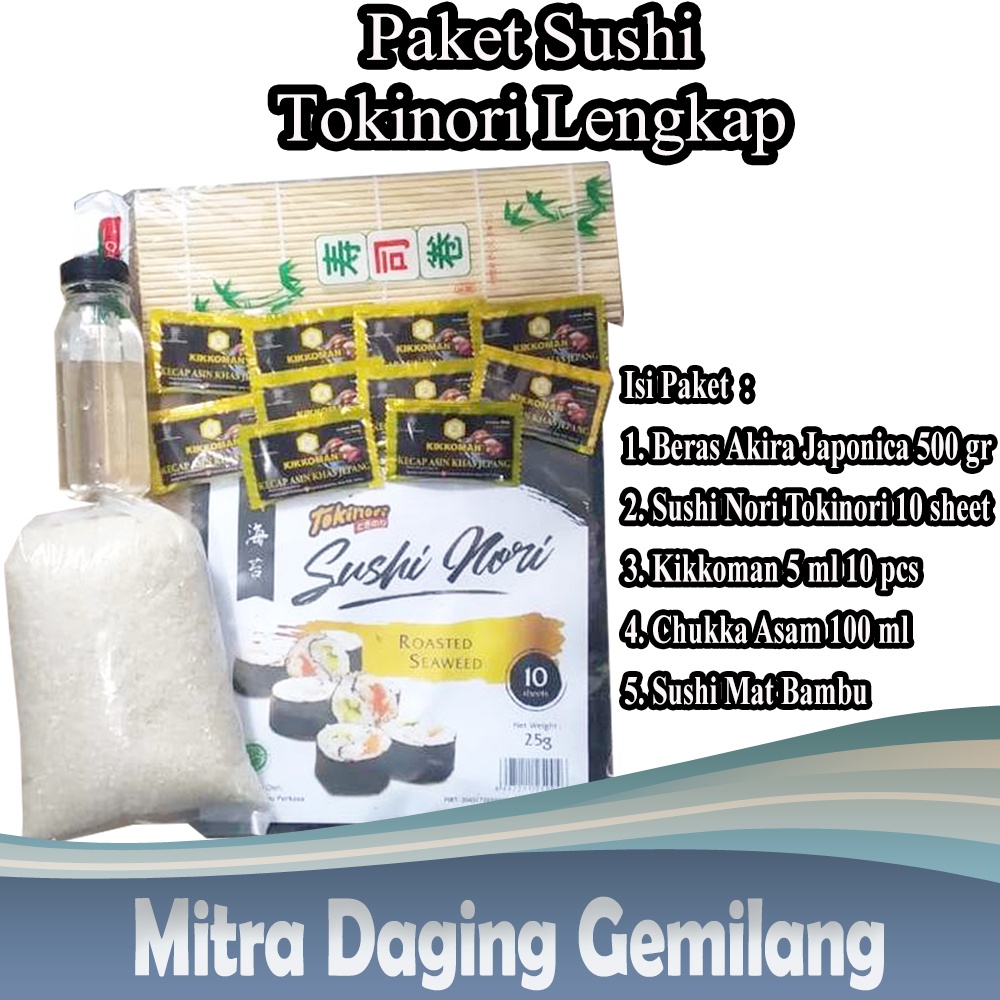 

Tokinori Sushi Nori Paket Sushi Lengkap