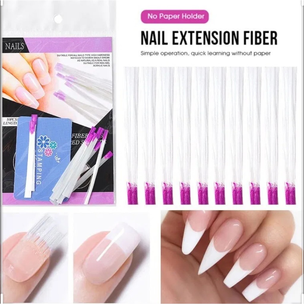nail extension / fiberglass nail extension / extension poly gel