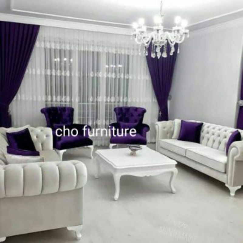 set sofa Chesterfield