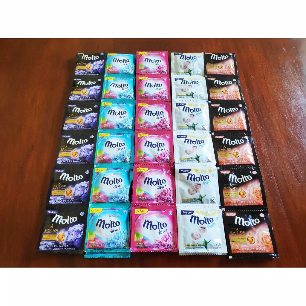 [1 Renteng] Sabun Cuci Pewangi Molto 10 Ml / 11 Ml