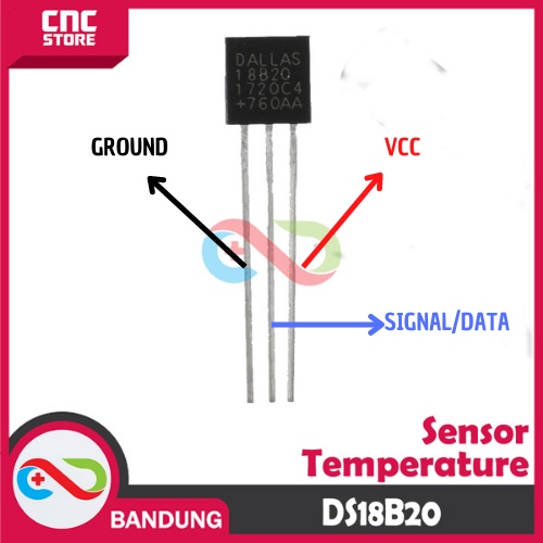 DS18B20 TO-92 ONE WIRE TEMPERATURE SENSOR FOR ARDUINO UNO MEGA ICE