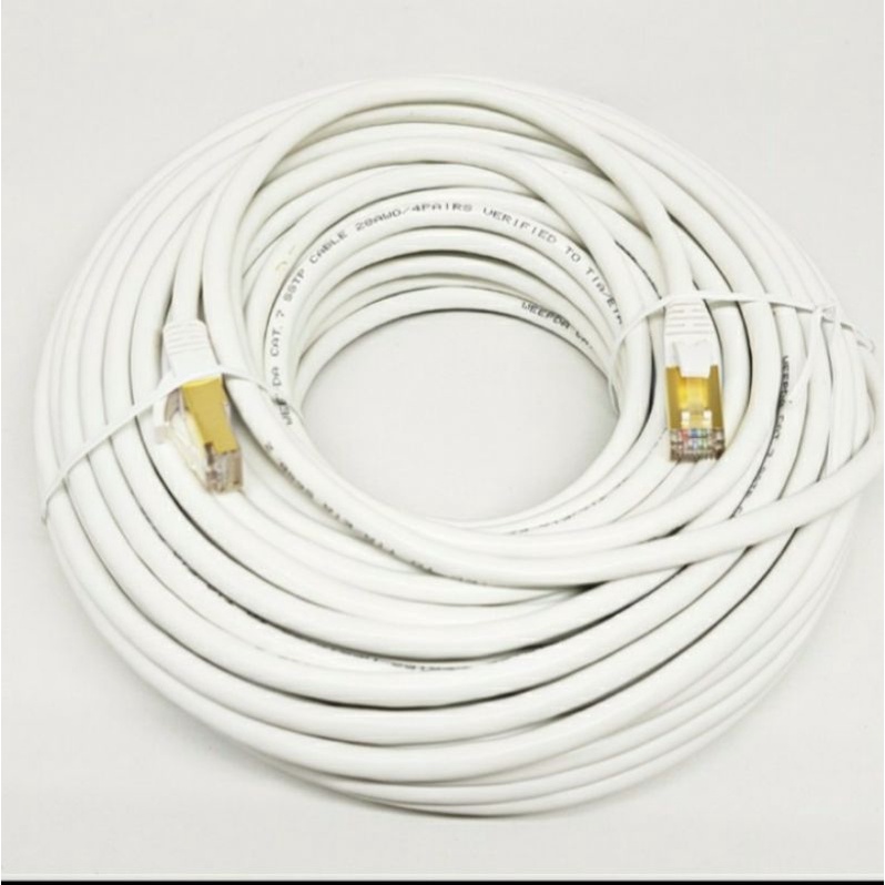 SKU-1092 KABEL LAN 30 M CAT 7 / UTP 30 METER PABRIKAN CAT7 / NETWORKING