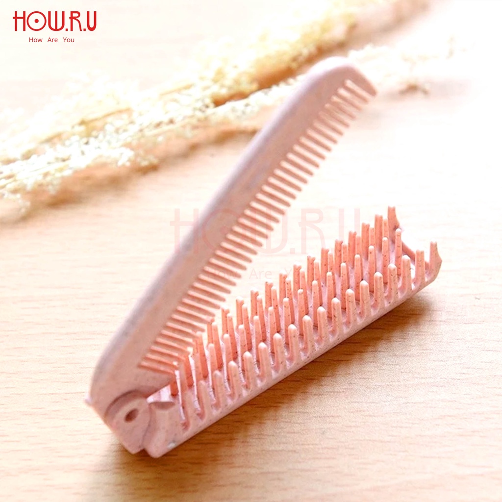 HOW.R.U | Sisir Lipat Minimalis / Portable Pocket Comb