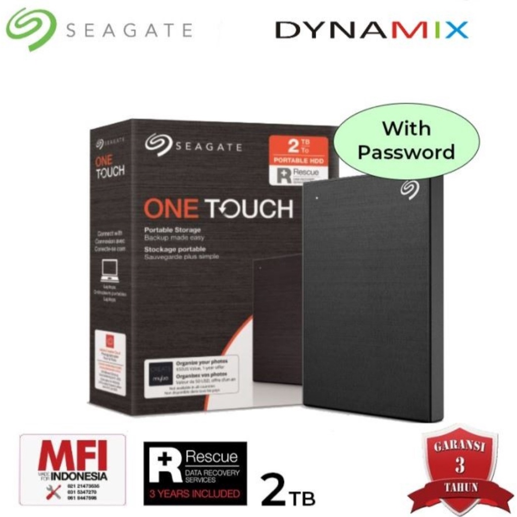 Seagate one touch 2 TB STKY2000400 External Hard disk