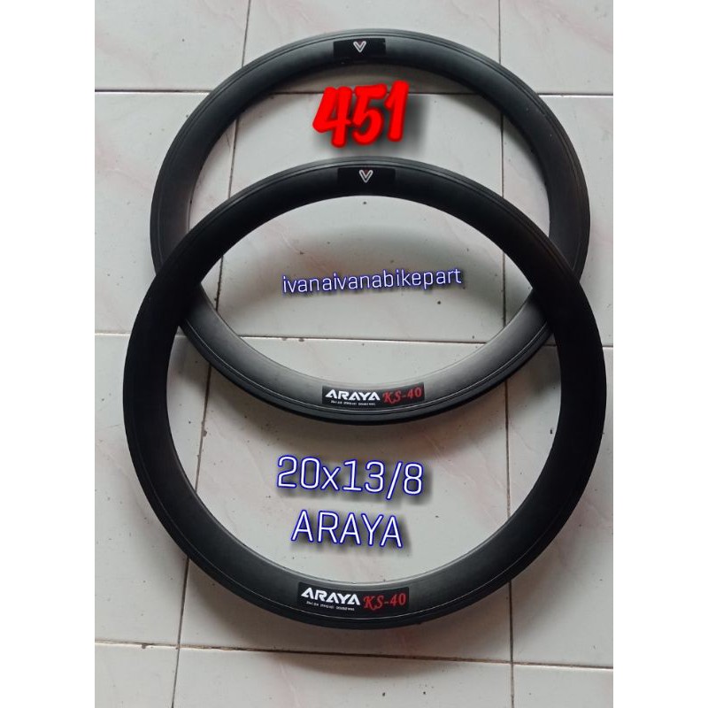 VELG 20X13/8(451)/VELG 20 + ARAYA DOBEL WALL Lubang 28