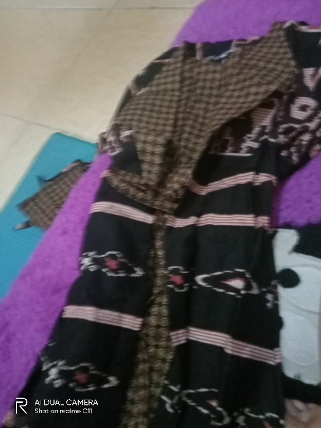 Batik Anak Wanita Maura Couple - Sania Ruffle Batik