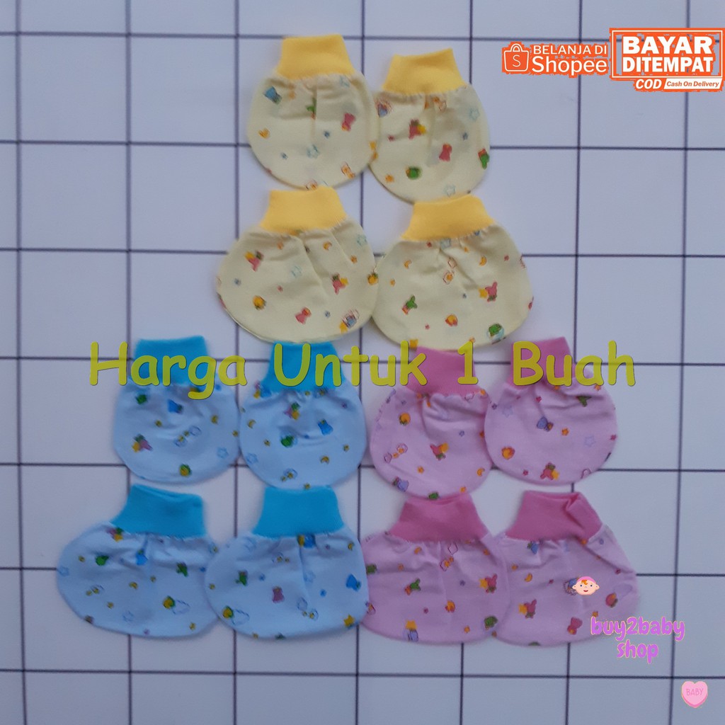 Sarung tangan sarung kaki bayi Okiyo Animal Moon Star Series 1 PCS