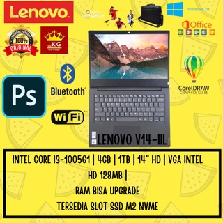 Lenovo Laptop Gaming Intel Core I3-1005g1 Ram 8gb Hdd 1tb 14” Hd Vga Intel Hd 128mb - V14-Iil