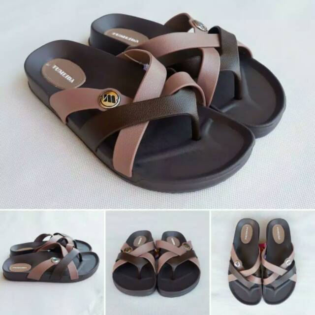 Yumaida LD9041 - Sendal Jepit Karet Wanita Tali Silang Yumaida Size 36 - 41