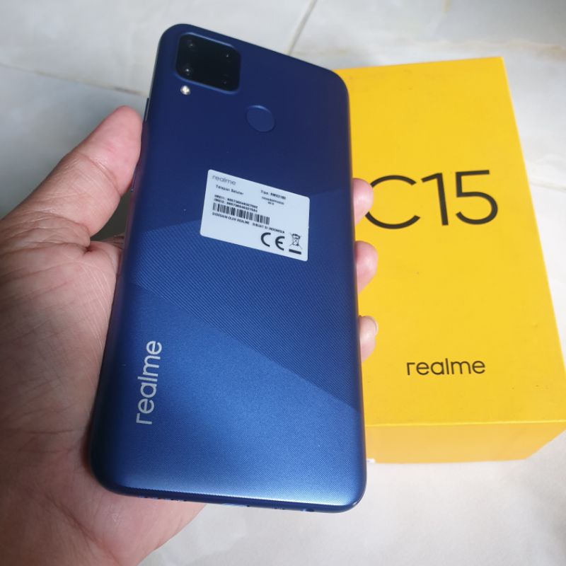 realme c15 4/64 mulus istimewah