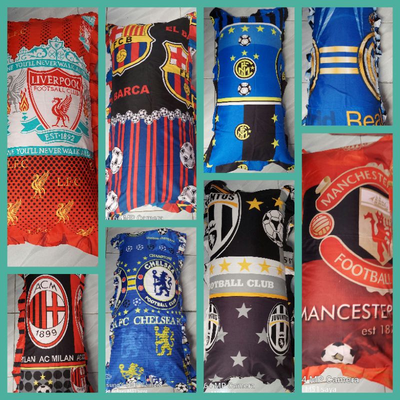 Sarung bantal cinta Jumbo motif Bola ukuran 95x45