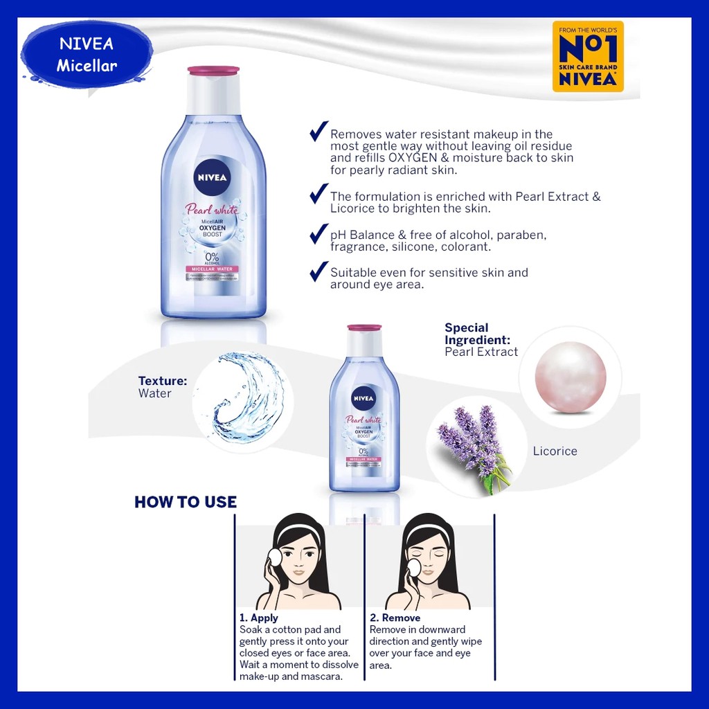 NIVEA LIPCARE/MICELLAR WATER/FACIAL FOAM/CREAM SOFT JAR/LIP CARE