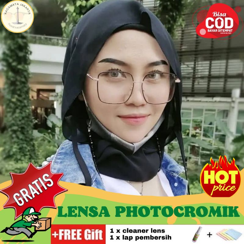 TERLARISS KACAMATA, FRAME + LENSA PHOTOCROMIK TYPE 9691