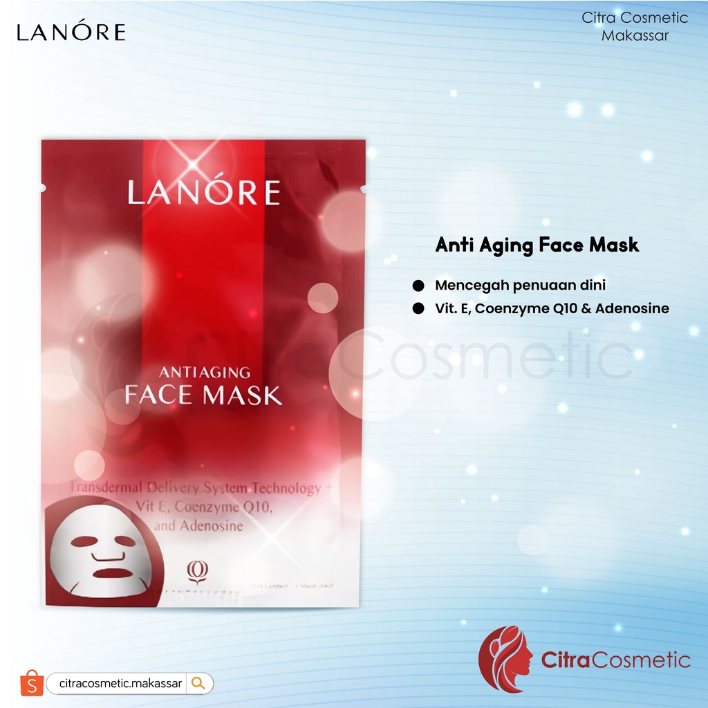 Lanore Face Mask Series | Anti Aging | Whitening