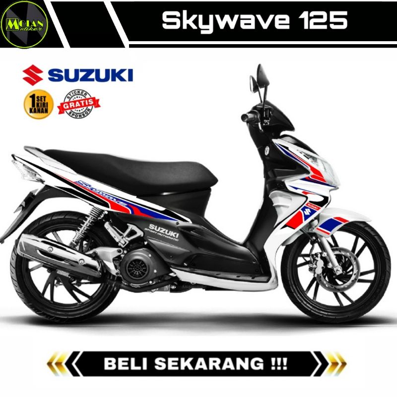 Decal Sticker Striping Variasi Suzuki SKYWAVE 125 2007-2011 / SKYWAVE NR | Decal Skywave | Striping 
