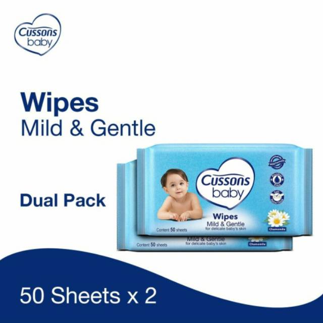 CUSSONS BABY  Wipes Mild &amp; Gentle 45'S