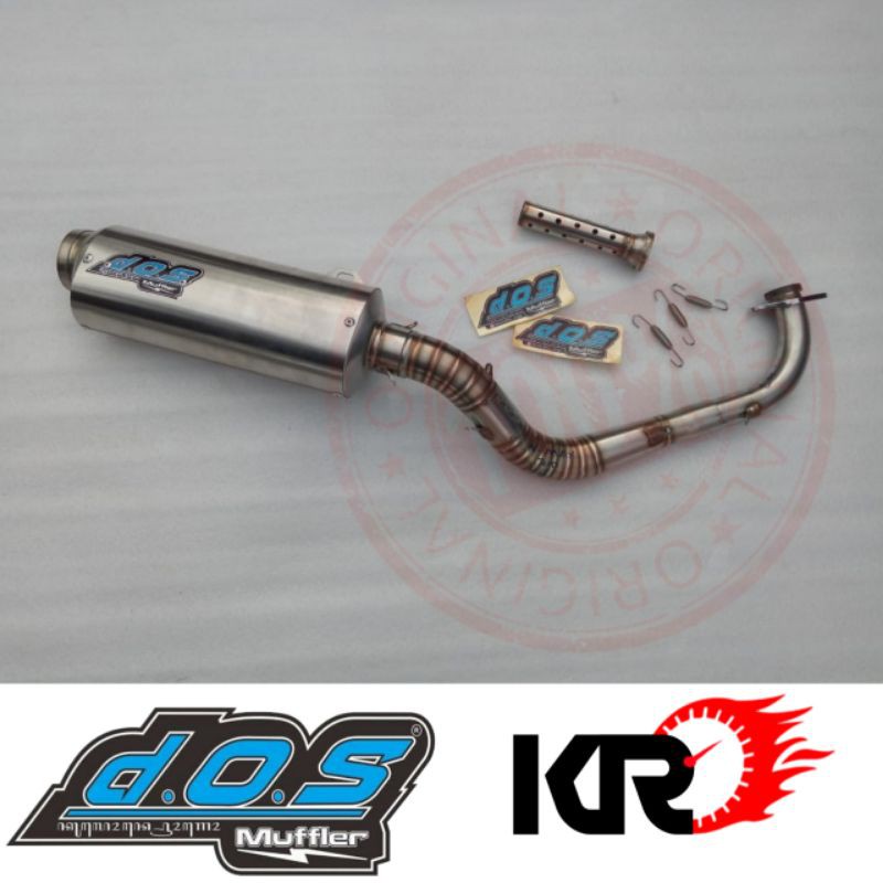 Knalpot DOS Nmax Aerox Oval Original DOS Yogyakarta