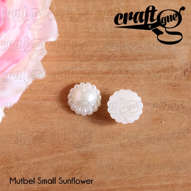 Mutbel/Mutiara Belah/Half Pearl SMALL SUNFLOWER