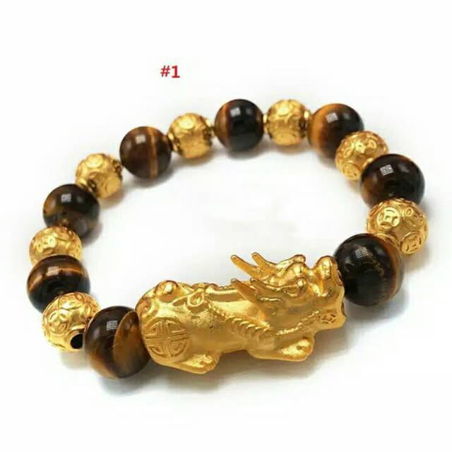 gelang pixiu bola emas