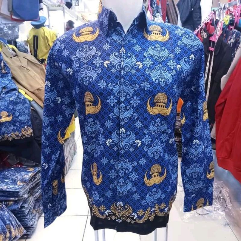 Seragam Batik korpri pria / batik korpri pria / seragam pns batik korpri / baju korpri pria