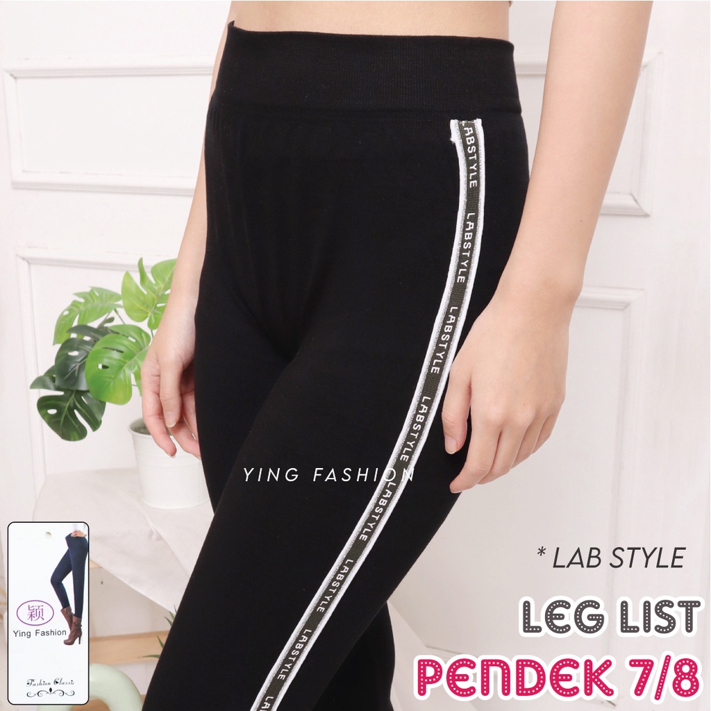 [Grosir Minim 6 pcs ] Legging List Lis Pendek / Legging import fashion wanita / legging import wanita / legging fashion wanita