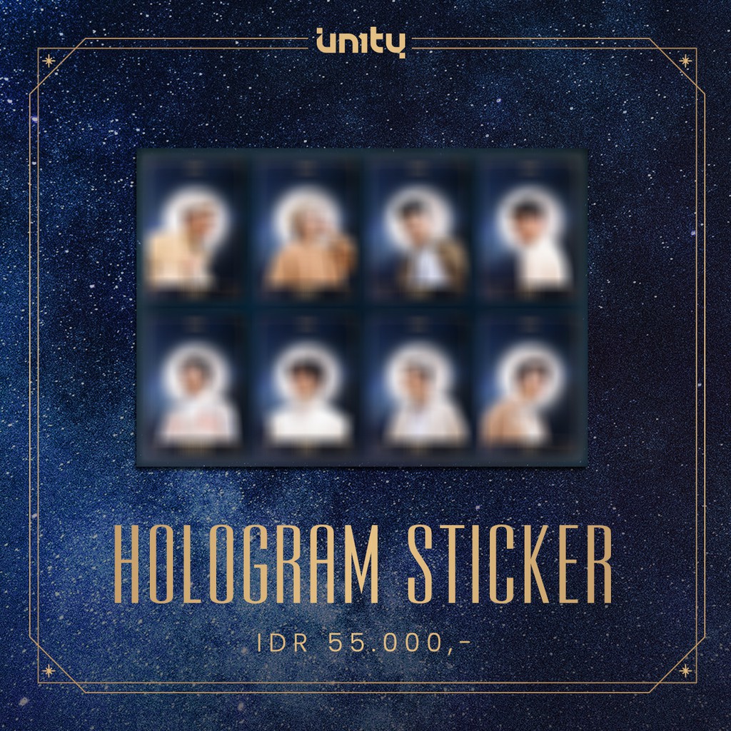 UN1TY Restu Waktu Edition Hologram Sticker