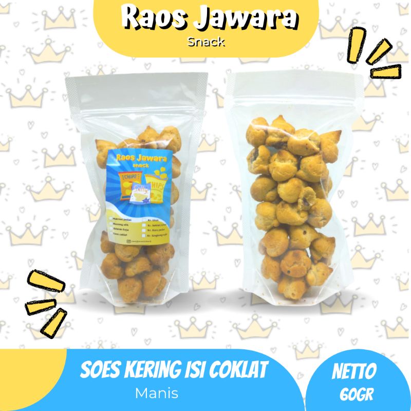 

soes kering isi coklat
