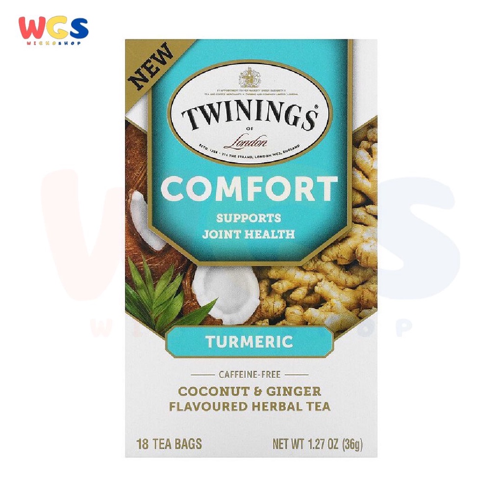 Twinings of London Comfort Turmeric Joint Health Herbal Tea 18p x 2g