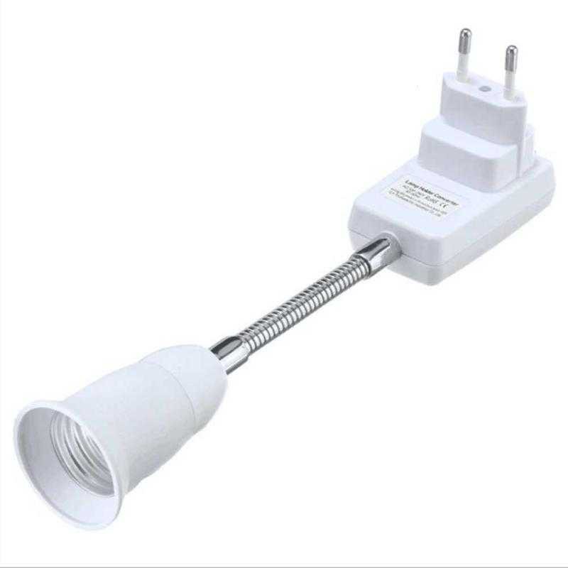 Terbaru ! MING&amp;BEN Adapter Ekstensi Bohlam E27 EU Plug 20cm - SN3851