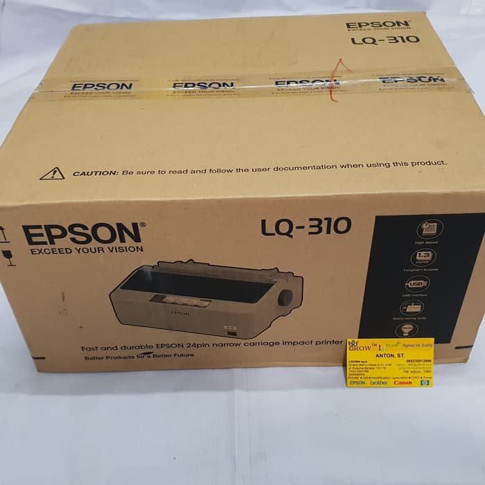 

Printer Epson LQ310 dotmatrix. 24 PIN. hasil tajam