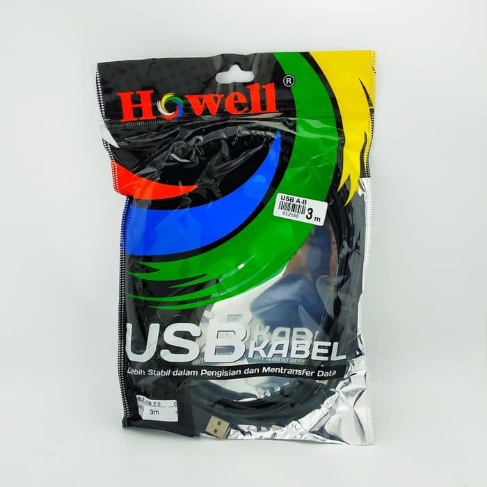 Howell Kabel USB A-B for Printer 3M