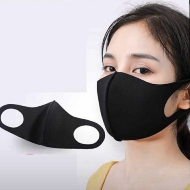 Masker Hitam OPPA IDOL Bisa di cuci Gaya ARTIS IDOL FASHION