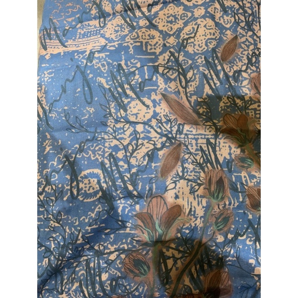 SEGIEMPAT VOALDENAY KW PREMIUM / HIJAB JILBAB SQUARE VOAL MOTIF LASER CUT-Motif 14