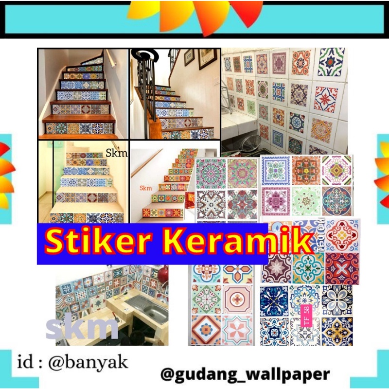 TF WALLSTICKER WALL STICKER SETIKER STIKER KERAMIK WALLSTIKER LANTAI MEJA WALLPAPER PAPER DAPUR ANAK TANGGA DINDING TEMPELAN KAMAR MANDI WALPAPER WELPEPER PINTU KACA DEKORASI KRAMIK DINDING DAPUR TEGEL DECOR LEMARI KITCHEN SET DECOR TEMBOK KOMPOR MURAH