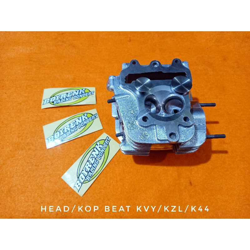 HEAD/KOP BEAT KVY/KZL/K44 UKURAN KLEP 26/23 - 27/23 - 28/24 - BOYRENK RACING CONCEPT