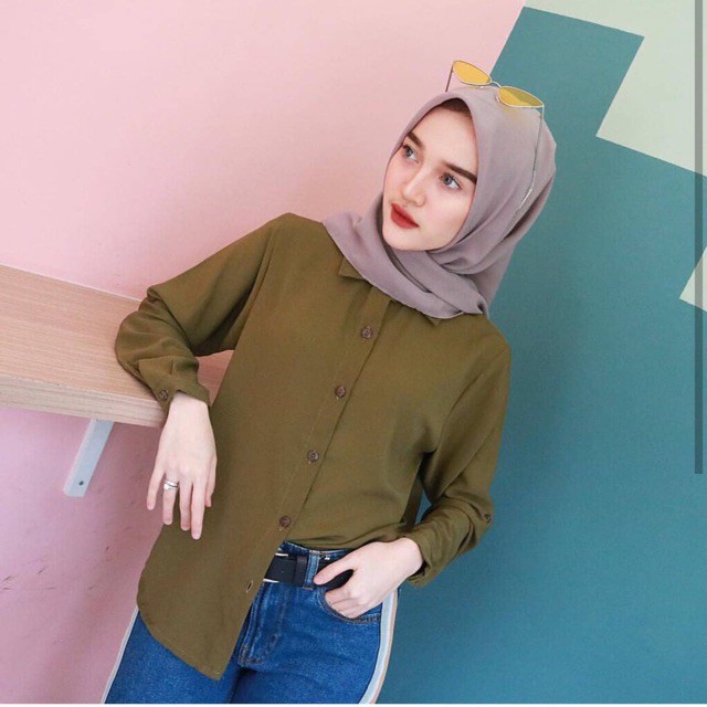 VS - BASIC TOP BLOUSE PAKAIAN ATASAN WANITA