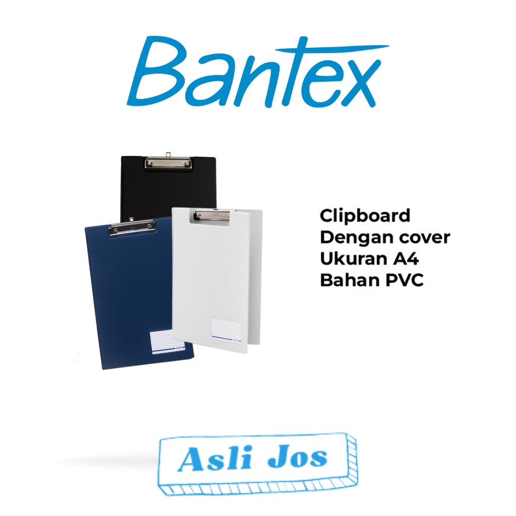 

Clipboard Bantex / Papan Jalan Dengan Cover Ukuran A4