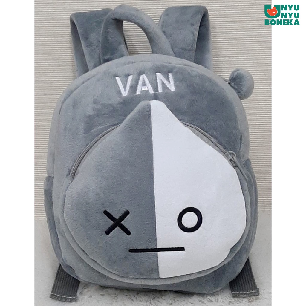 Tas Ransel Sekolah M Paud Boneka bt21 bts chimmy rj koya van mang kpop